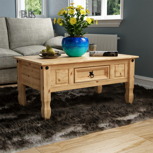 Corona wood coffee table - corona,