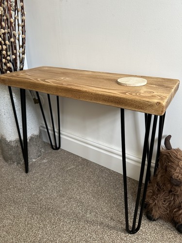 Rustic wooden side table - rustic,