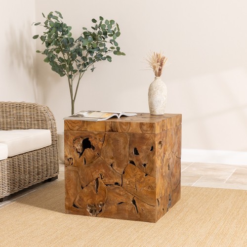 Reclaimed teak root - reclaimed, block