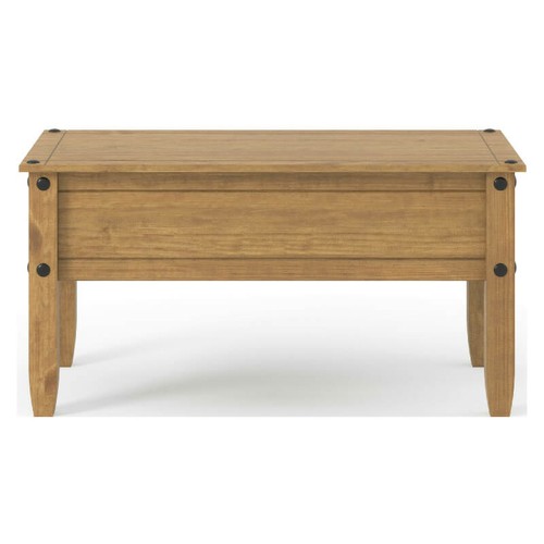 Waxed pine coffee table - waxed, corona