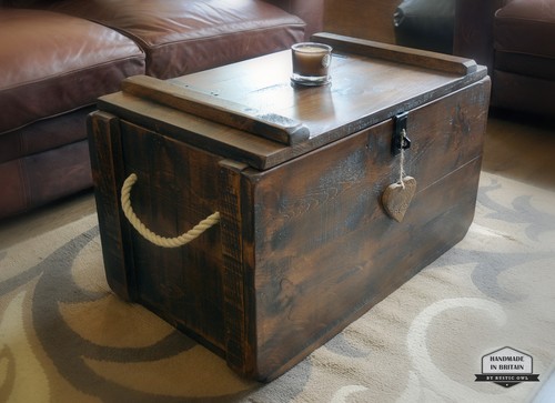 Rustic waxed pine wooden - waxed,