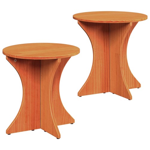 Coffee table pcs solid pine - coffee,