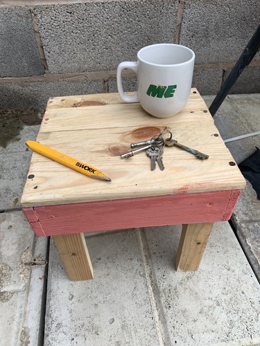 Handmade rustic wooden coffee - ,