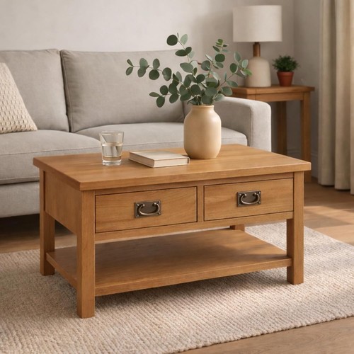 Oak coffee table - oak,