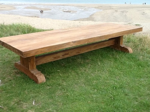 250cm 90cm reclaimed teak - 250cm, x
